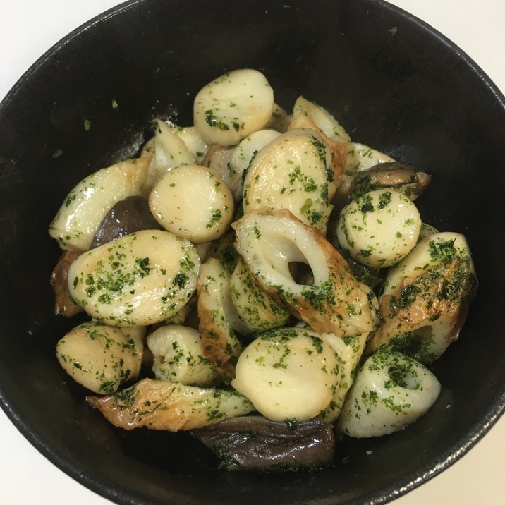 エリンギと竹輪の磯部マヨ焼き